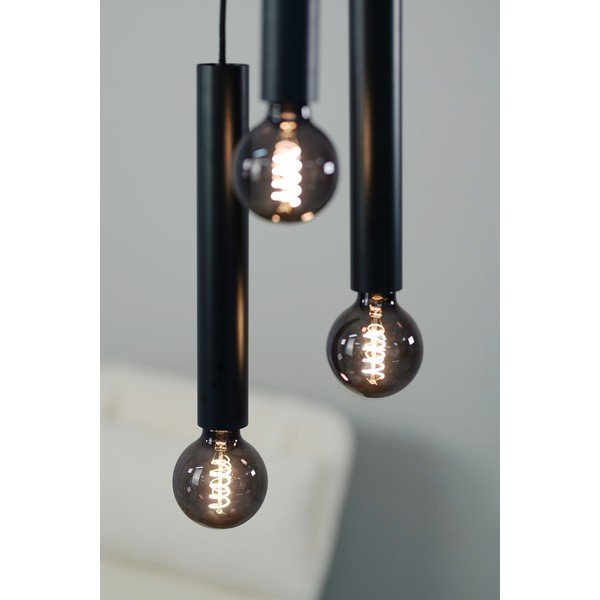 Lampada a sospensione nera con paralume in metallo 25x25 cm Sencillo - Markslöjd-image-2