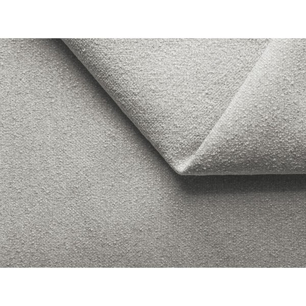 Letto boxspring argentato con contenitore 140x200 cm Palta – Makamii-image-2