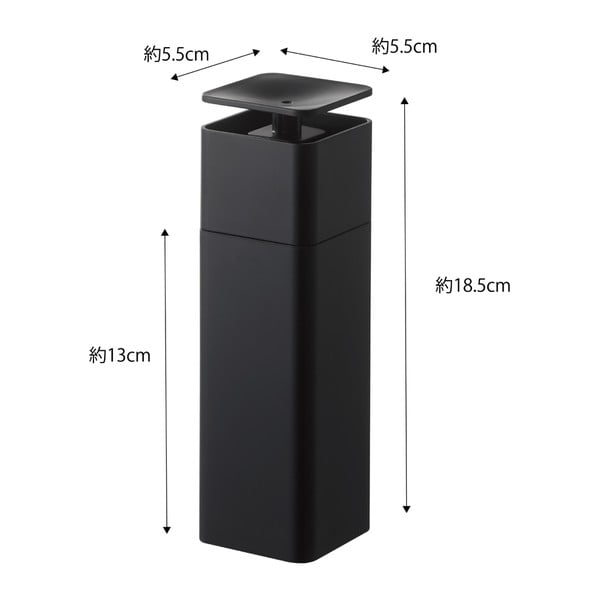 Distributore di detersivo nero Yamazaki , 250 ml Tower - YAMAZAKI-image-2