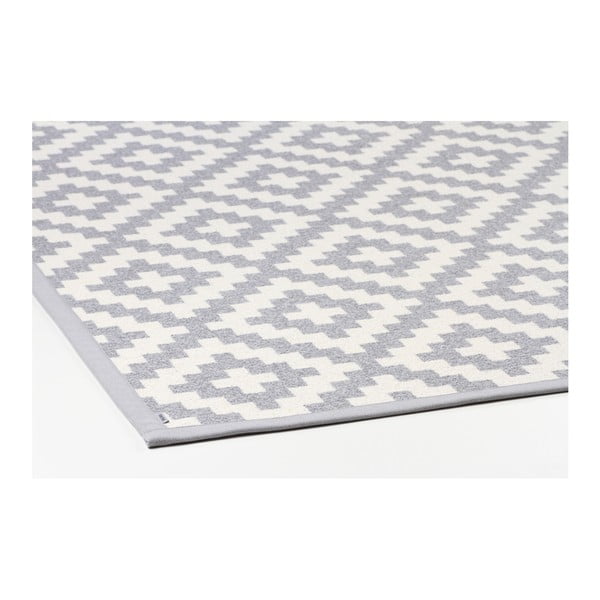 Tappeto bifacciale grigio chiaro Silver, 100 x 160 cm Viki - Narma-image-3