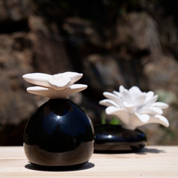 Diffusore in ceramica bianca al profumo di vaniglia Boles d'olor Flor de Vainilla - Boles d'olor-image-1