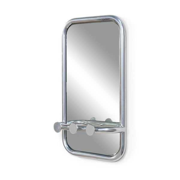 Pannello appendiabiti argentato in metallo 35x60x11 cm Retro – Spinder Design-image-2