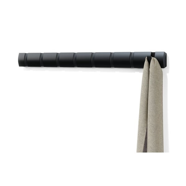 Appendiabiti da parete nero in legno di frassino Flip - Umbra-image-4