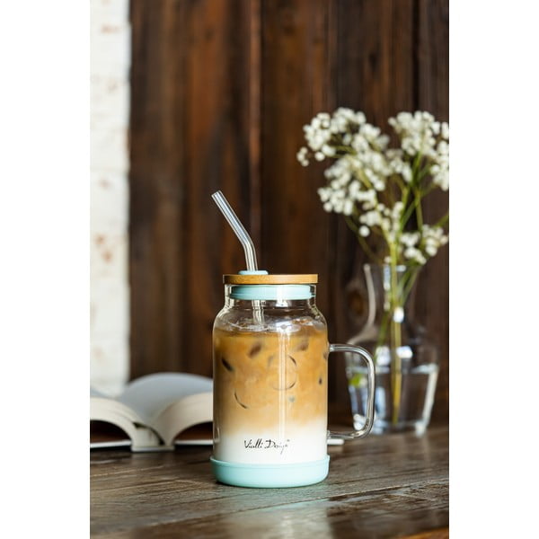 Barattolo con cannuccia 600 ml Fuori – Vialli Design-image-1