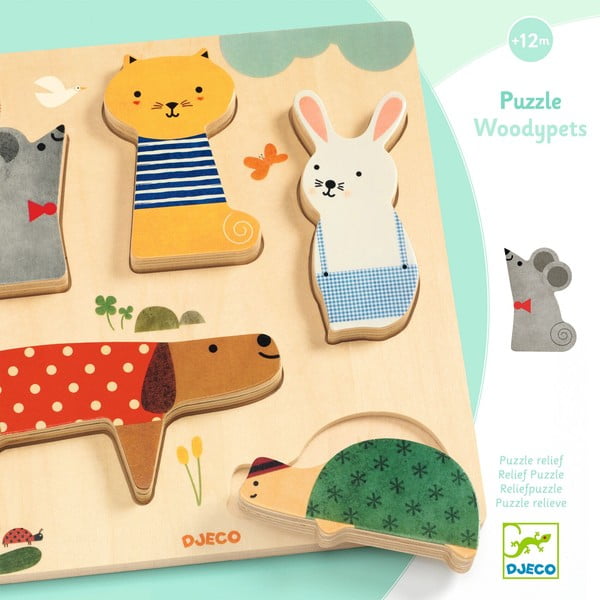 Puzzle a inserimento in legno - Djeco-image-1