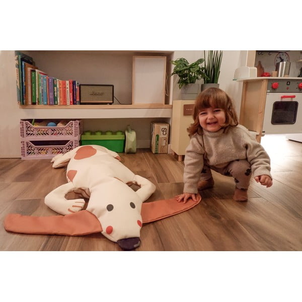 Borsa da divano per bambini beige Dog - Little Nice Things-image-3