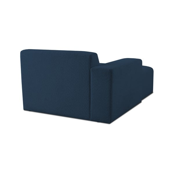 Modulo divano in bouclé blu scuro (angolo sinistro) Roxy - Scandic-image-3