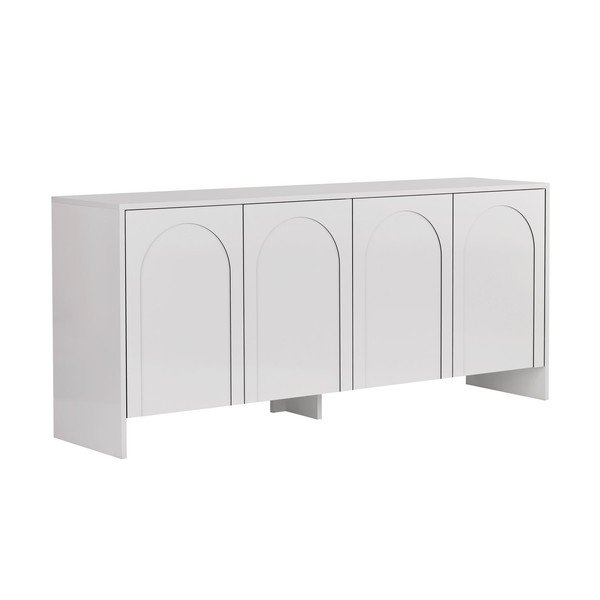 Credenza bianca 180x80x45 cm Arlen  – Kalune Design