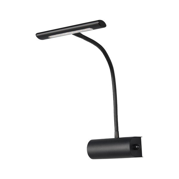 Lampada da parete LED nera opaca con struttura flessibile/con intensità regolabile Curtis – Trio