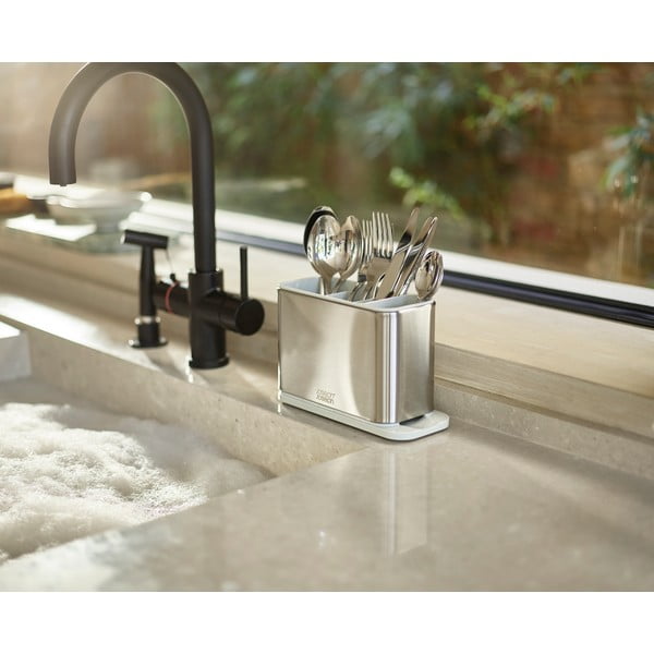 Scolaposate in metallo argentato Surface - Joseph Joseph-image-3