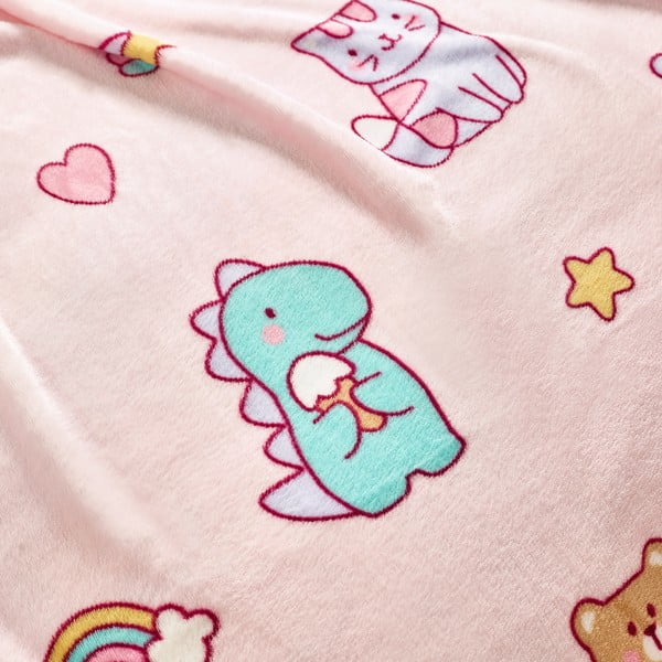 Coperta per bambini rosa in vello 130x170 cm Forever Together – Catherine Lansfield-image-3