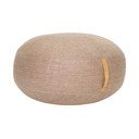 Pouf marrone chiaro Turenio, ø 70 cm Mochi - Hübsch
