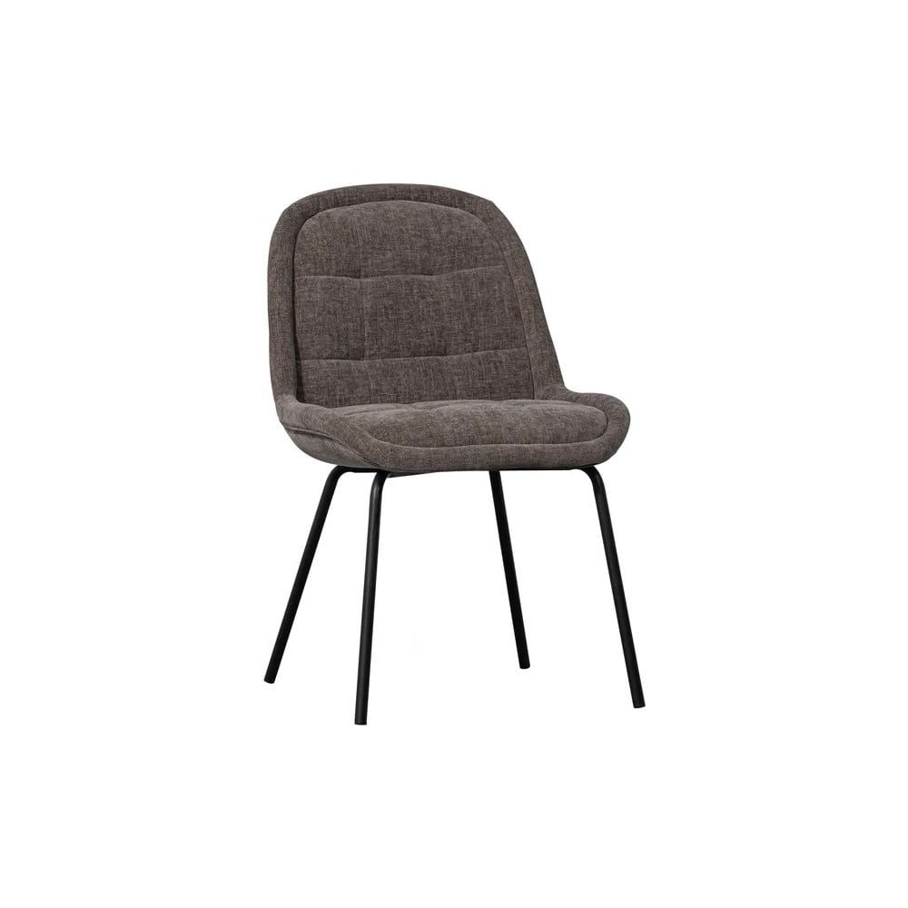 Sedie da pranzo in set grigie in velluto 2 pz Crate – WOOOD | Sedie da pranzo