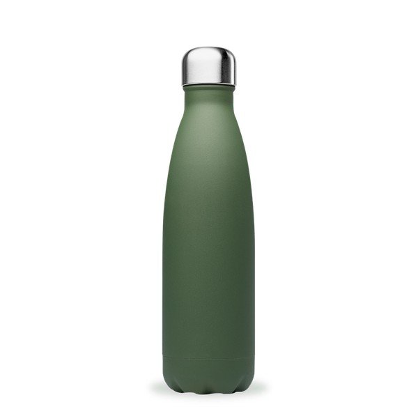 Bottiglia verde da viaggio in acciaio inox 500 ml Granite - Qwetch-image-1