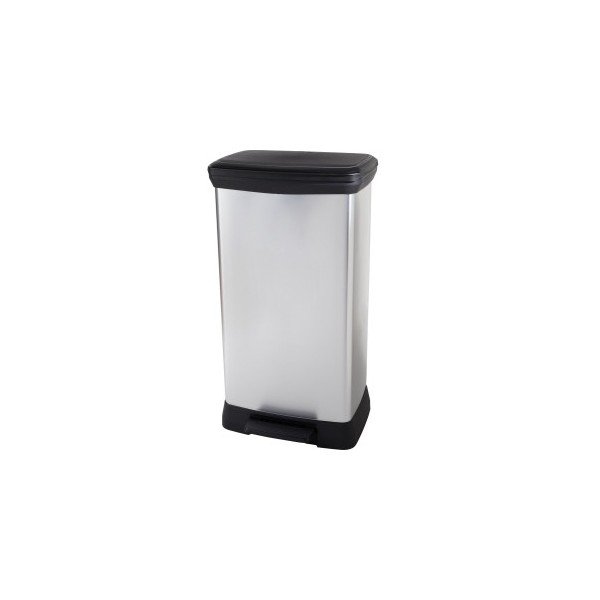 Contenitore in plastica per rifiuti differenziati/pedali 23+23 l Deco - Curver-image-1