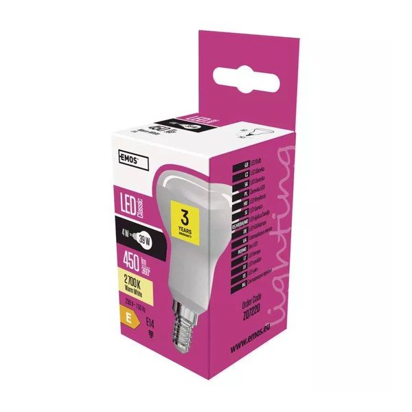 Lampadina LED calda E14, 4 W - EMOS-image-1