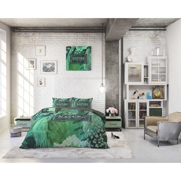 Biancheria da letto singola in cotone Organic Nature, 140 x 200/220 cm - Pure Cotton-image-4