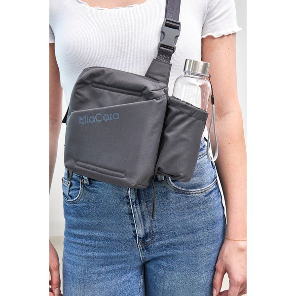 Borsetta per passeggio con cani Andiamo Asphalt – MiaCara-image-1