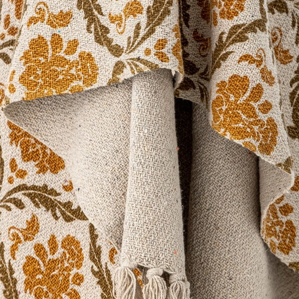 Coperta in cotone riciclato 130x160 cm Hanny - Bloomingville-image-3