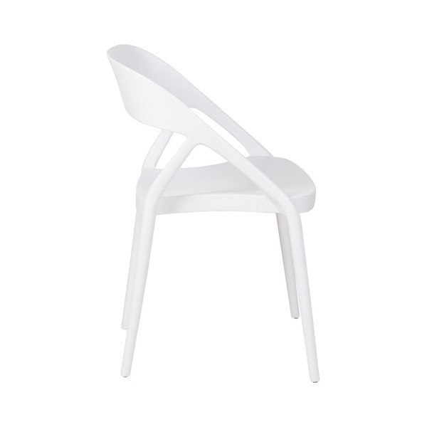 Set di 2 sedie da pranzo bianche in plastica - Ixia-image-4