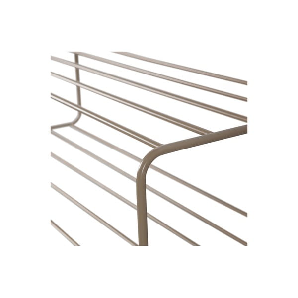 Scarpiera pensile in metallo marrone chiaro Josse - WOOOD-image-4