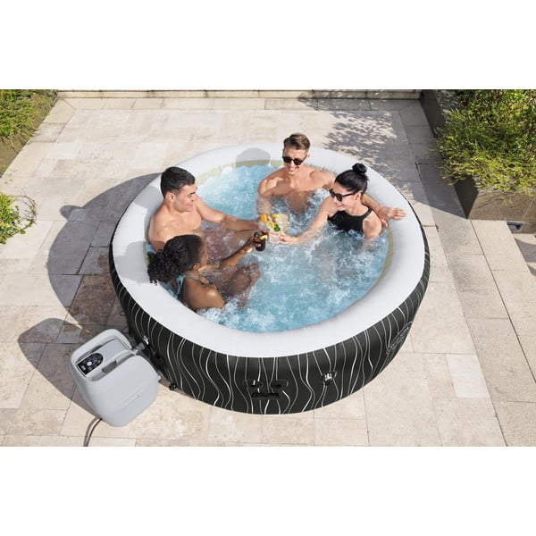 Vasca idromassaggio gonfiabile 6 posti ø 196 cm profondità 66 cm Lay-Z-Spa - Bestway-image-1