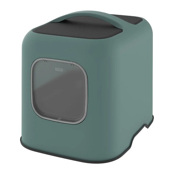 Set di lettiera e paletta per gatti verde Biala - Rotho-image-1