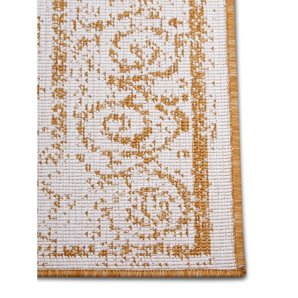 Tappeto per esterni giallo ocra e bianco 160x230 cm Cebu - NORTHRUGS-image-4