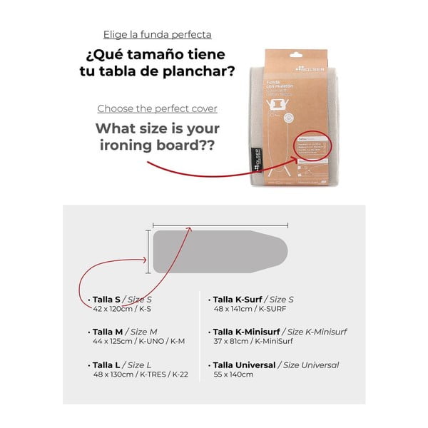 Copriasse da stiro 141x48 cm K-Surf – Rolser-image-3