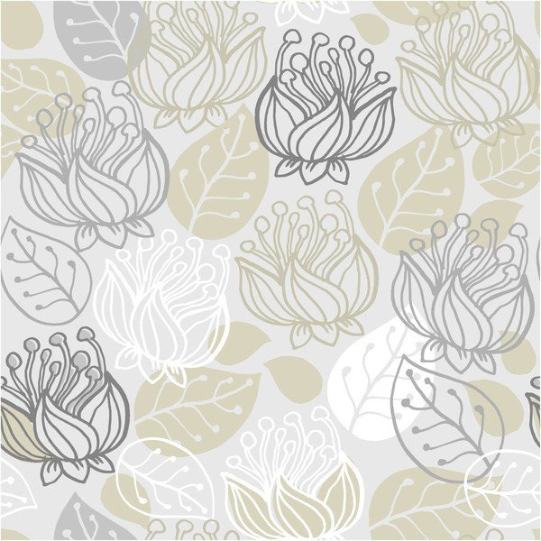 Adesivo murale decorativo Florale, 60 x 60 cm - Ambiance-image-2