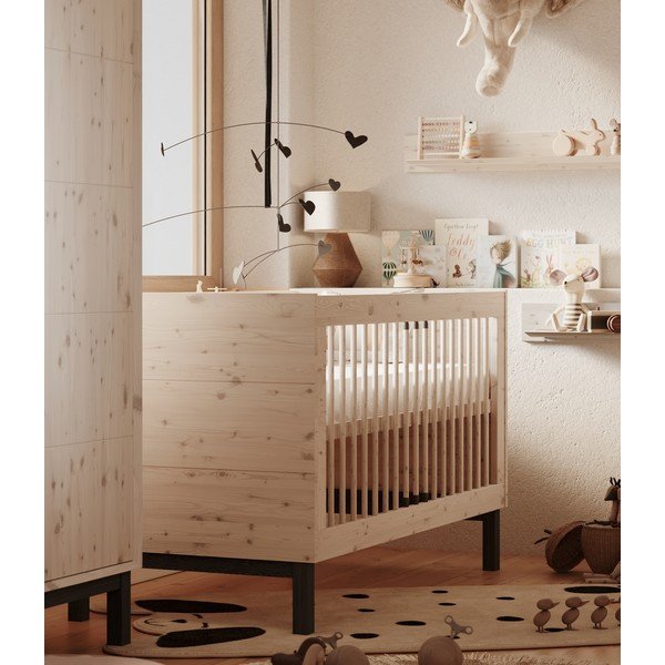 Lettino bianco 70x140 cm Country - Pinio-image-1