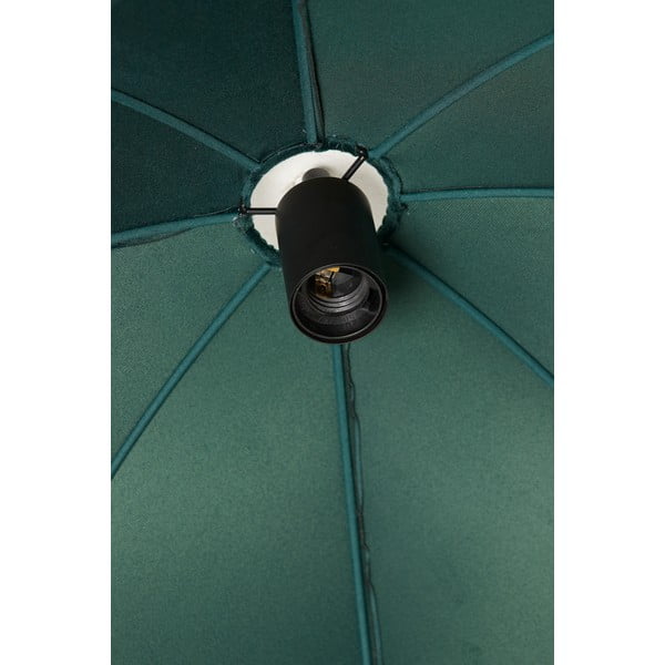 Lampadario in colore petrolio con paralume in tessuto ø 40 cm Malacia - Light & Living-image-4