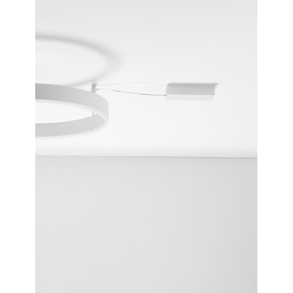 Plafoniera LED bianco opaco in alluminio con intensità regolabile Motif – Nova Luce-image-3