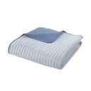Copriletto blu con rivestimento trapuntato 220x230 cm Stripe – Catherine Lansfield