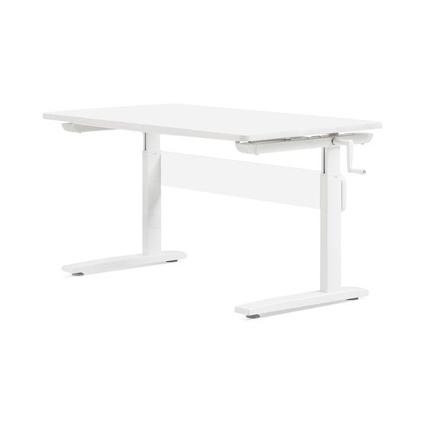 Scrivania bianca con altezza regolabile Elegante Classic - Flexa