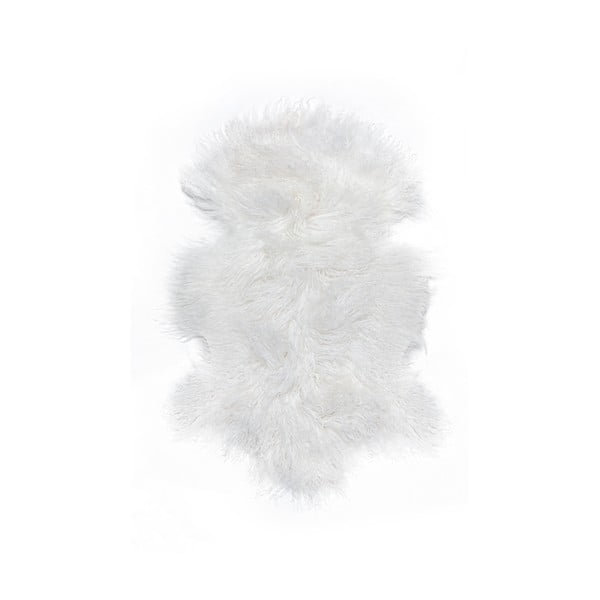 Pelle di pecora tibetana bianca , 60 x 90 cm - Bonami Selection