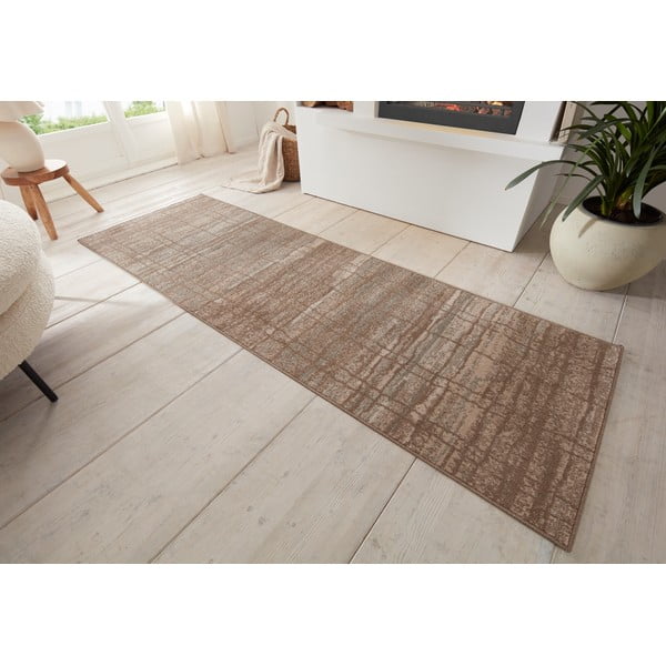 Passatoia marrone/beige 80x200 cm Terrain – Hanse Home-image-1