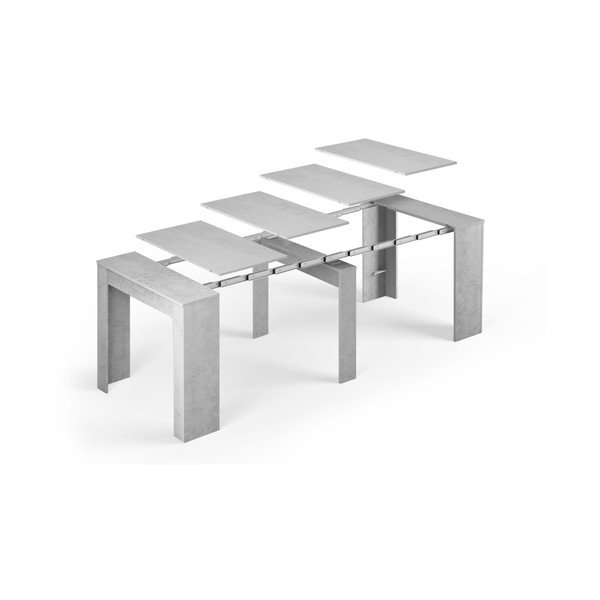 Tavolo da pranzo pieghevole grigio Work - Evergreen House-image-2