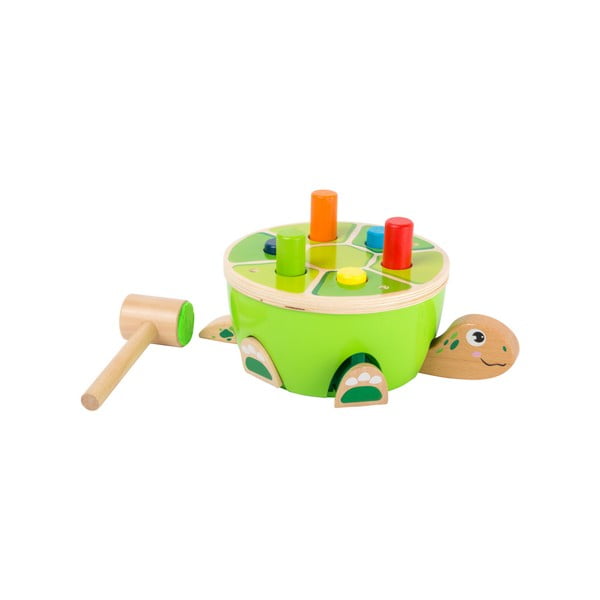 Martello per bambini a forma di tartaruga - Legler-image-1