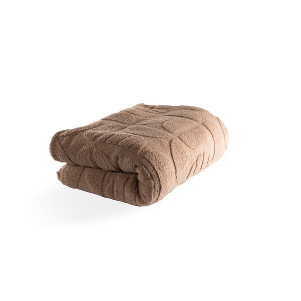 Coperta marrone in micropile 150x200 cm Rena – Tiseco Home Studio