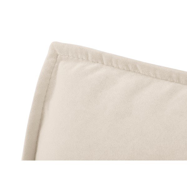 Poltrona in velluto beige Auguste - Interieurs 86-image-4