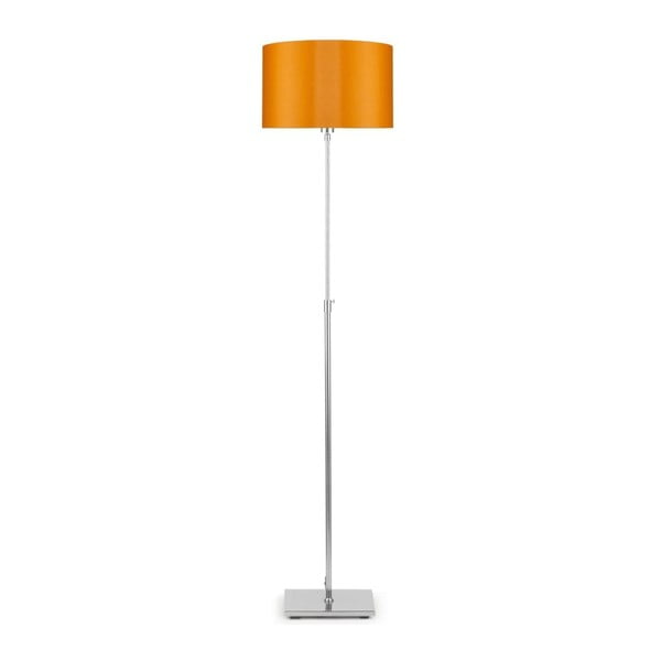 Lampada a stelo grigia con paralume arancione Bonn - Citylights