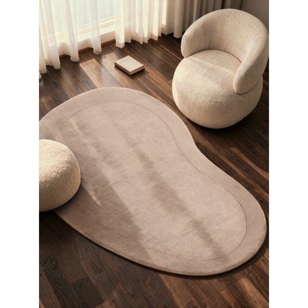 Tappeto beige in misto lana tessuto a mano 125x200 cm Kari Organic – Villeroy&Boch-image-1