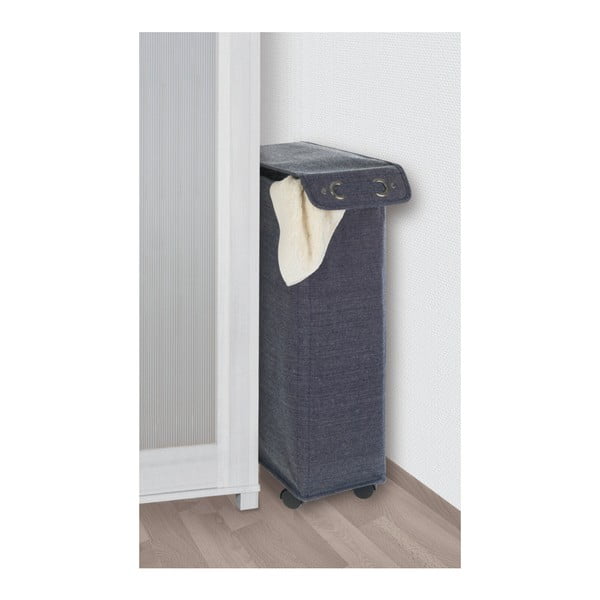 Cesto portabiancheria blu scuro , 44,4 l Corno - Wenko-image-2