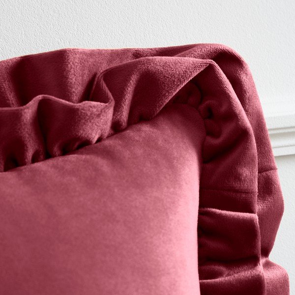 Cuscino decorativo in velluto 43x43 cm Velvet Double Frill – Catherine Lansfield-image-2