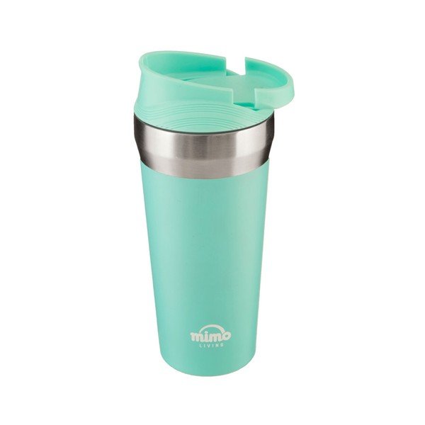 Tazza termica da viaggio in acciaio inox turchese Mimo, 380 ml - Premier Housewares-image-1