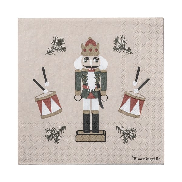 Set di tovaglioli in carta 20 pz 25x25 cm Jolly – Bloomingville-image-2