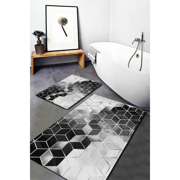 Tappetini da bagno in set da 2 pezzi Optic - Mila Home-image-1