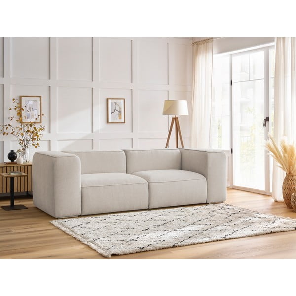 Divano beige 255 cm Zephyr – Bobochic Paris-image-1