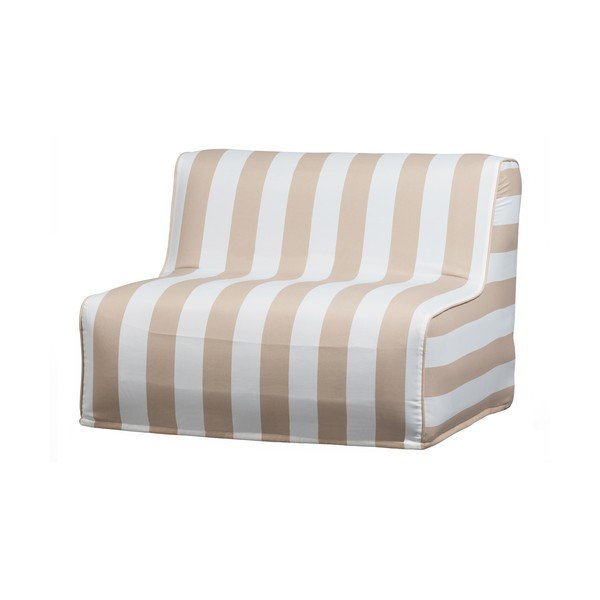 Sedia da giardino gonfiabile bianca e beige Sit On Air - vtwonen